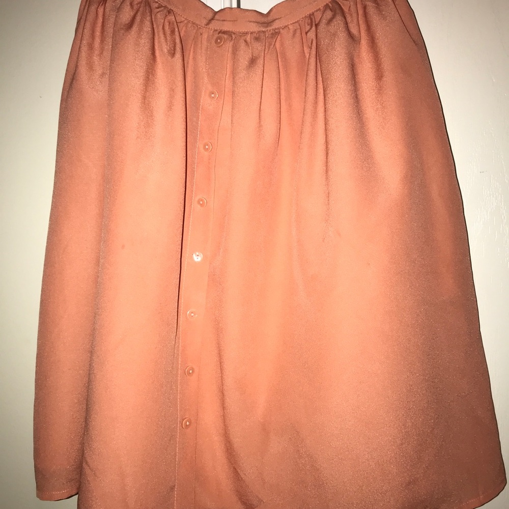 Peach skirt